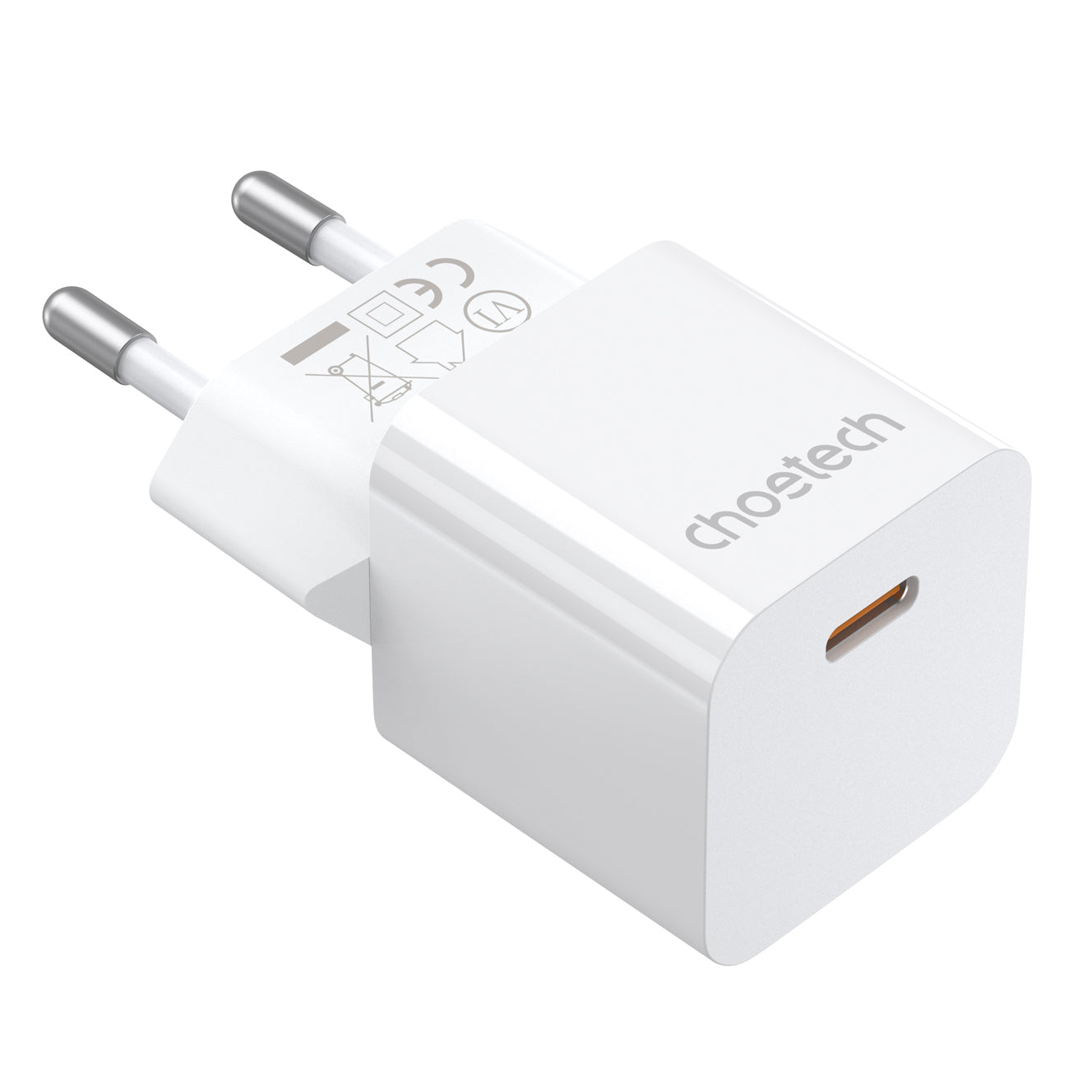 Carregador de Rede Choetech PD5010 USB-C 20W - branco