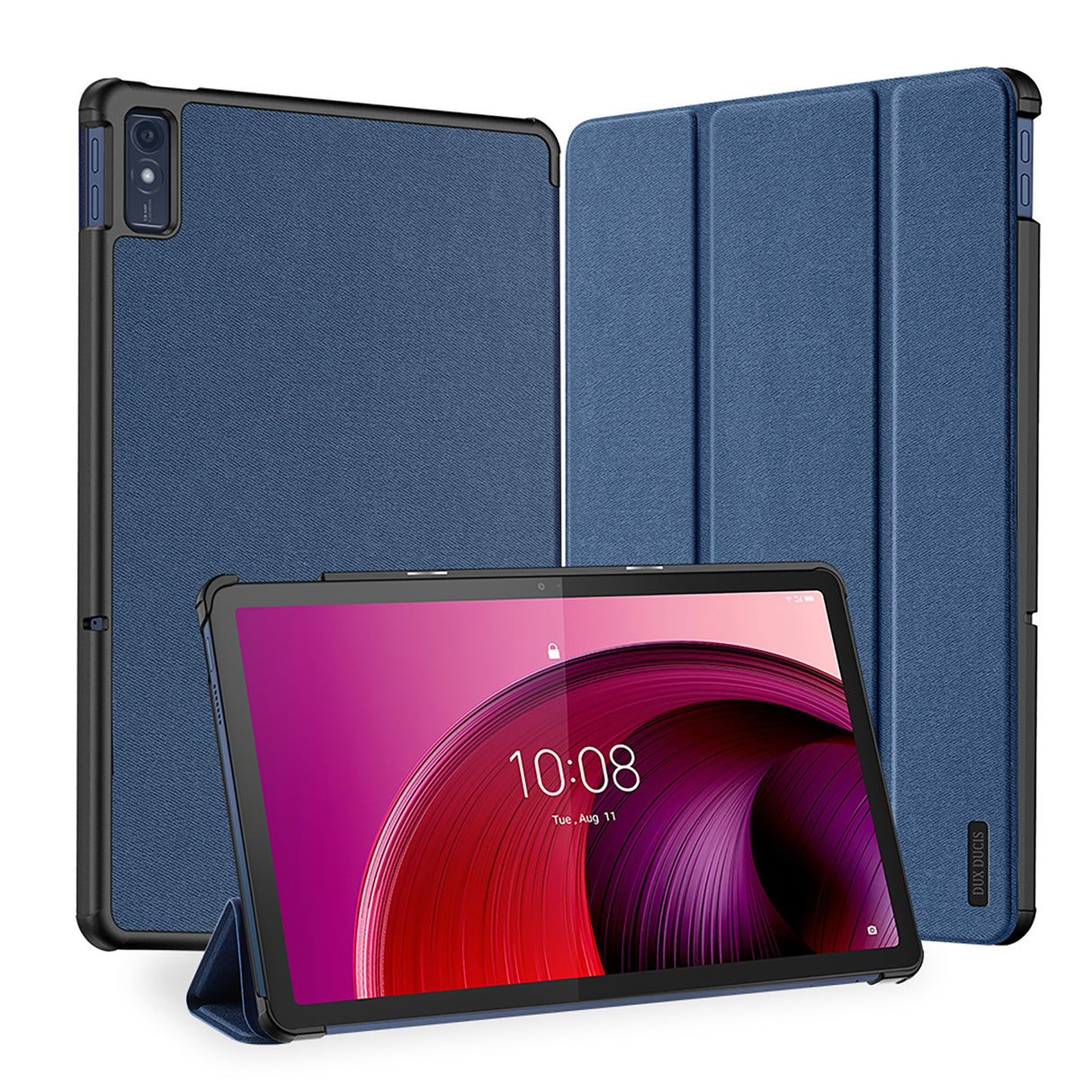 Capa Dux Ducis Domo com função smart sleep para tablet Lenovo Tab M10 10.6'' - azul