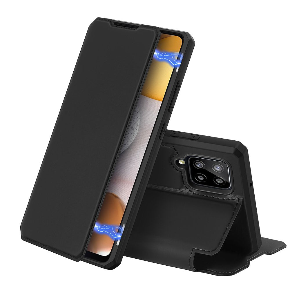 Dux Ducis Yolo capa elegante de couro ecológico para Samsung Galaxy M30s laranja