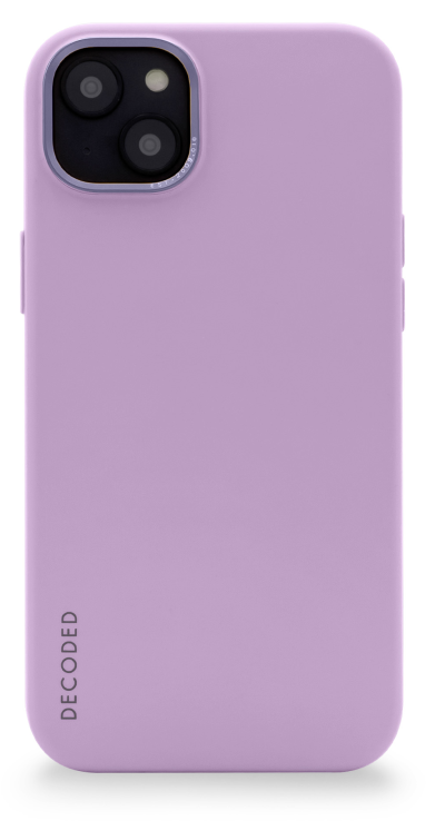 Capa de Silicone Decoded com MagSafe para iPhone 14 Plus - roxa