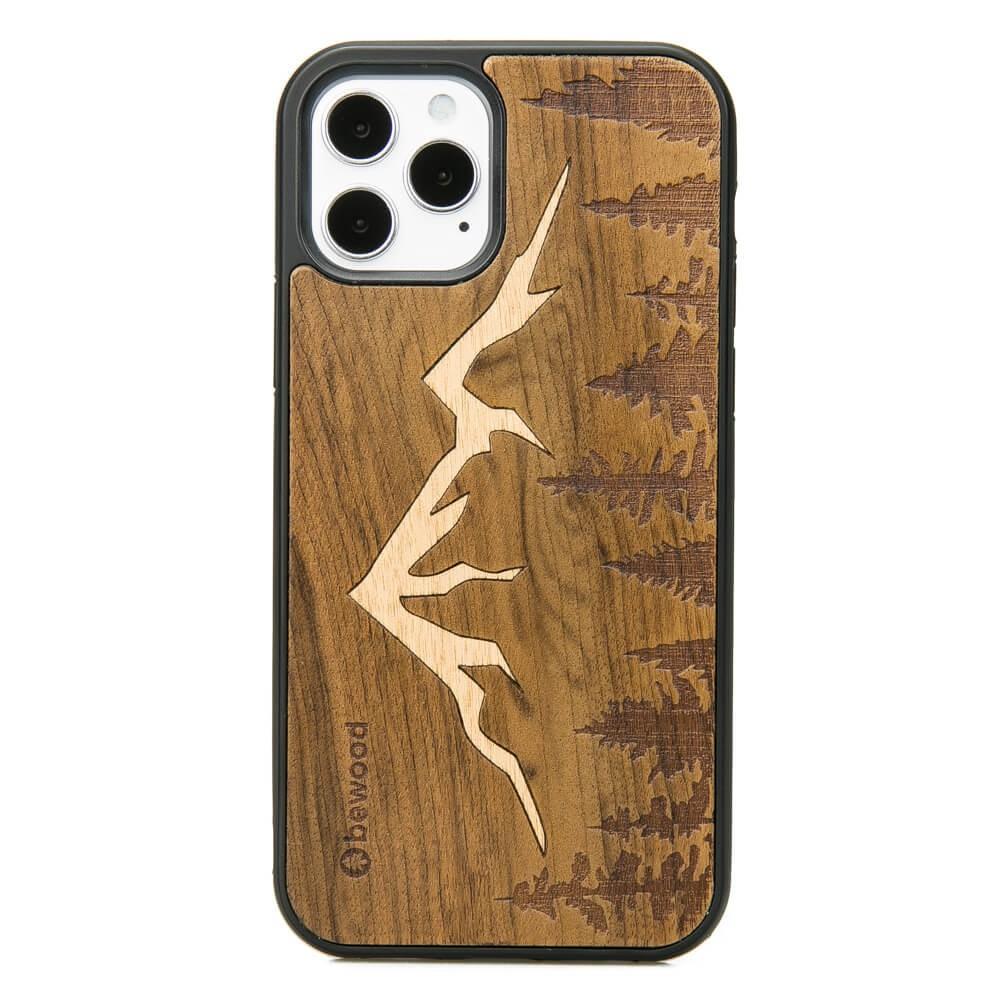 Capa de madeira para iPhone 12/12 Pro Bewood Góry Imbuia