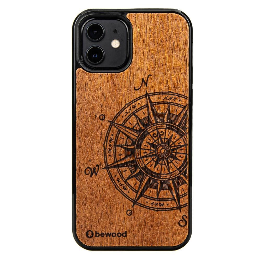 Capa de madeira Bewood Traveler Merbau para iPhone 12/12 Pro