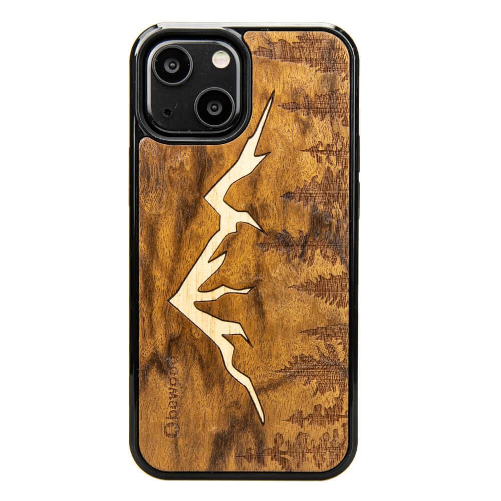 Capa de madeira para iPhone 13 Mini Bewood Góry Imbuia