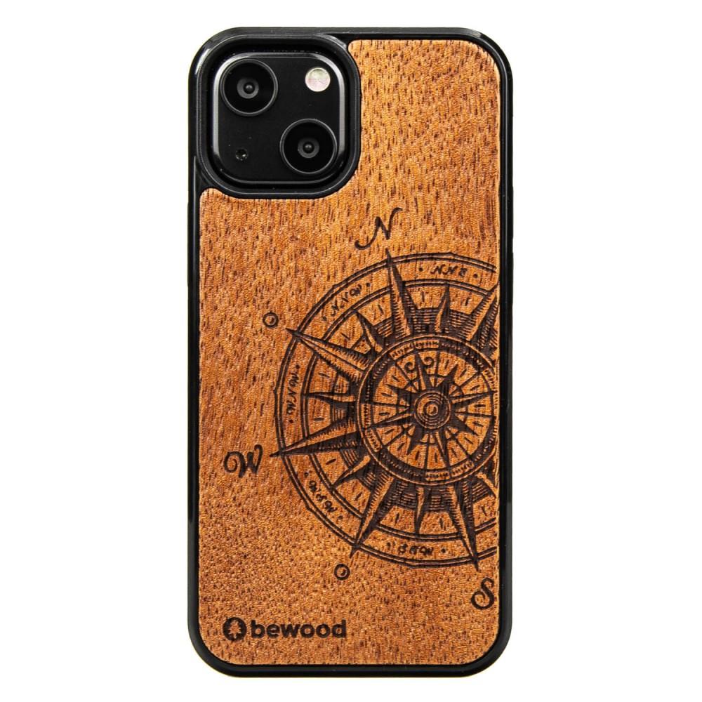 Capa de madeira Bewood Traveler Merbau para iPhone 13 Mini