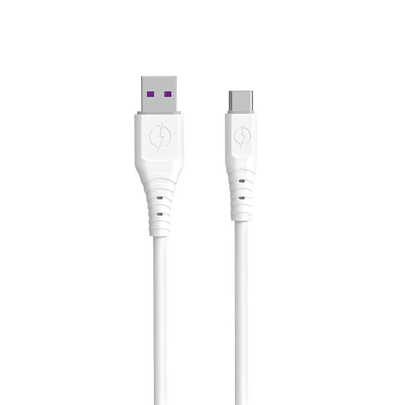 Cabo USB Dudao – USB Tipo C 6A 1 m branco (TGL3T)