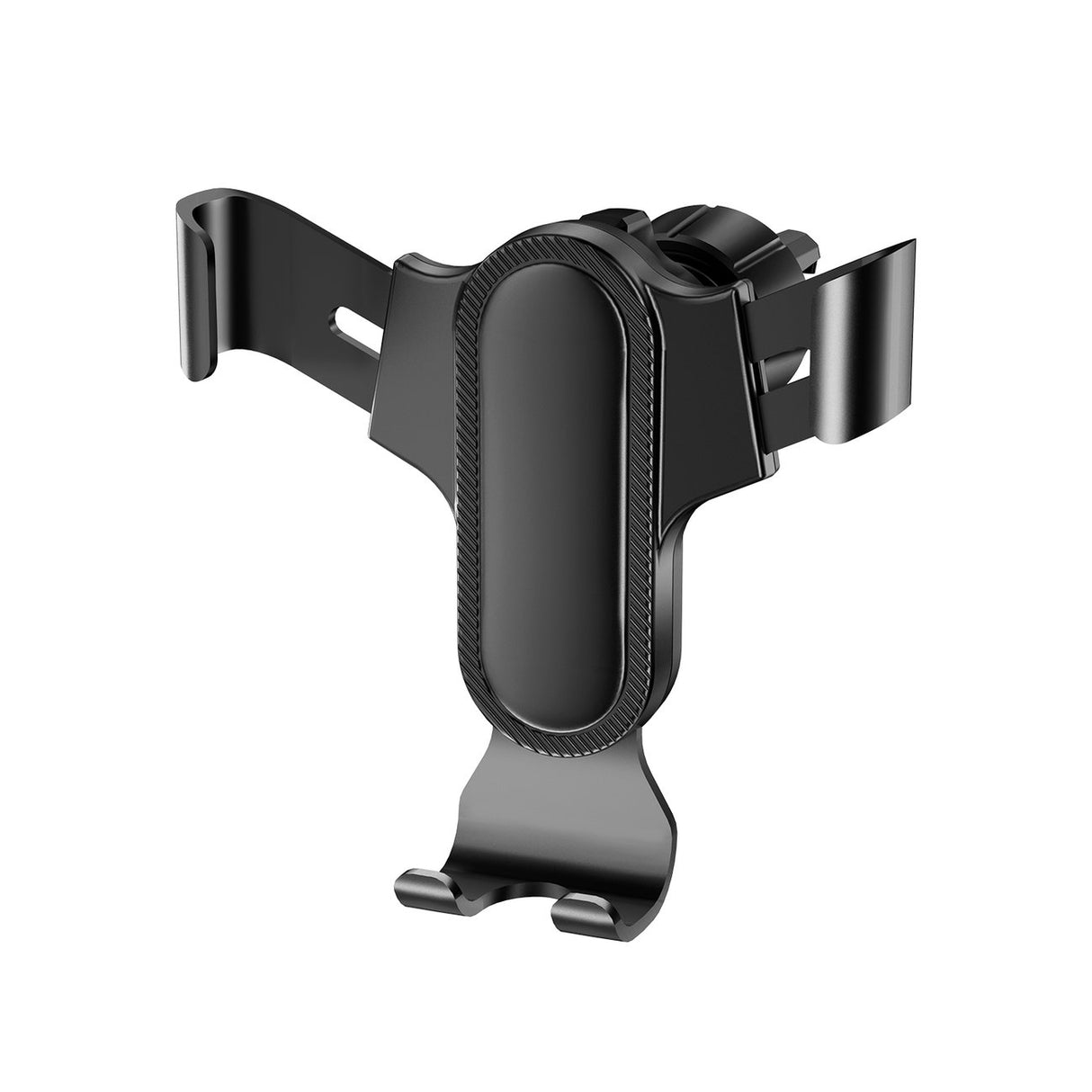 Suporte de carro gravitacional para telefone em grade de ventilação preto (F7s)