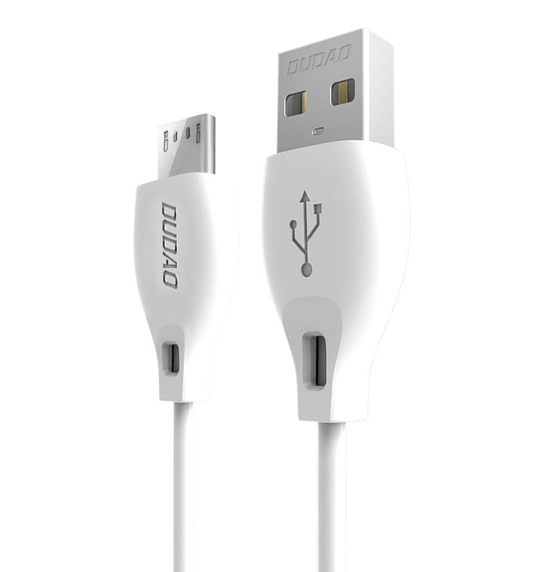 Dudao cabo micro USB 2.4A 1m branco (L4M 1m branco)