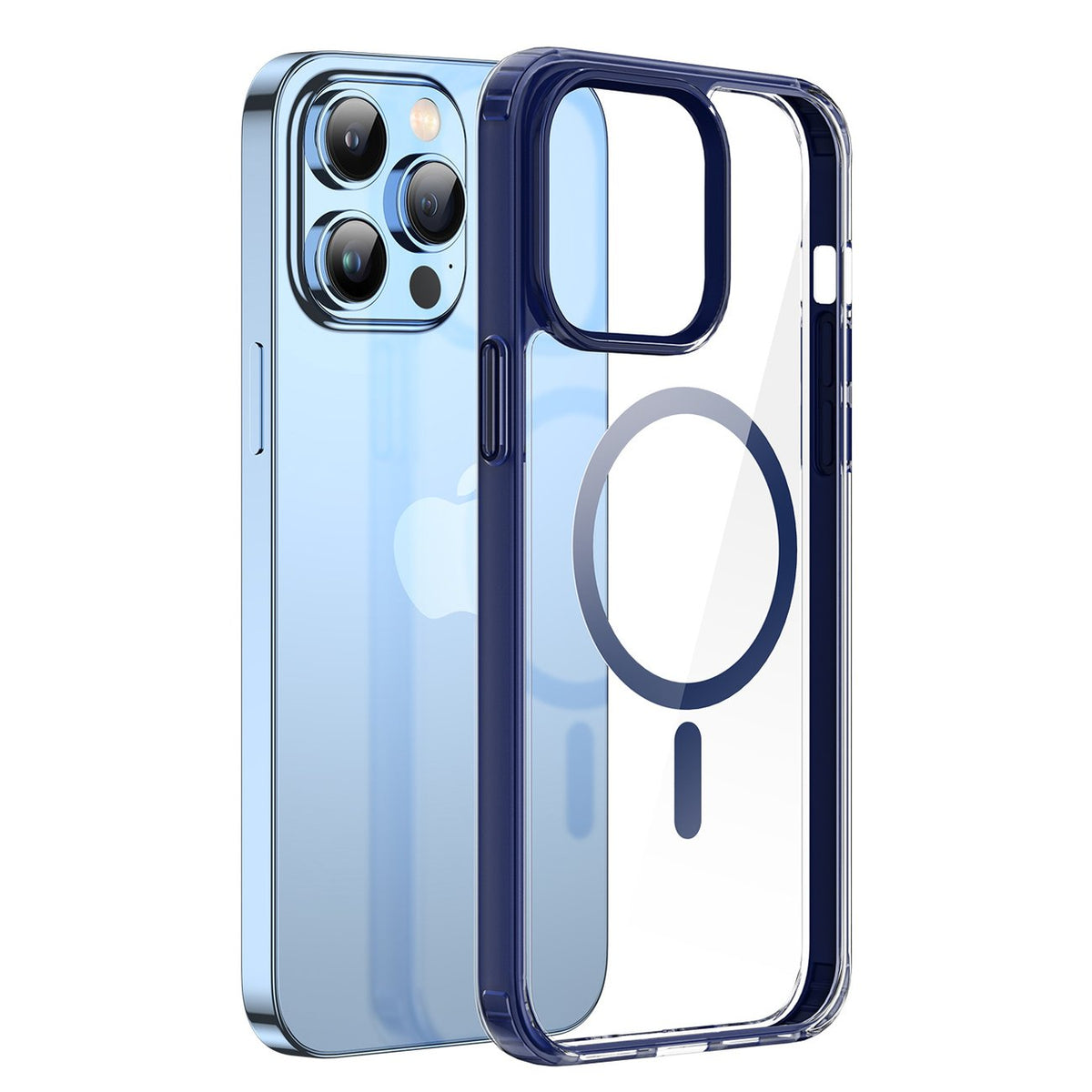 Dux Ducis Clin2 capa magnética MagSafe para iPhone 14 Pro na cor azul