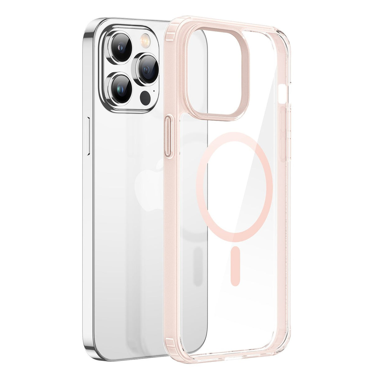 Dux Ducis Clin2 capa magnética MagSafe para iPhone 14 Pro rosa