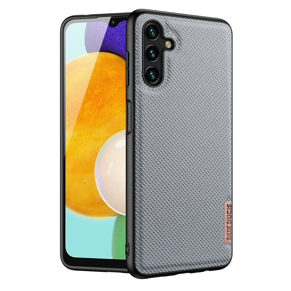 Capa Dux Ducis Fino para Samsung Galaxy A13 5G coberta com material de nylon azul