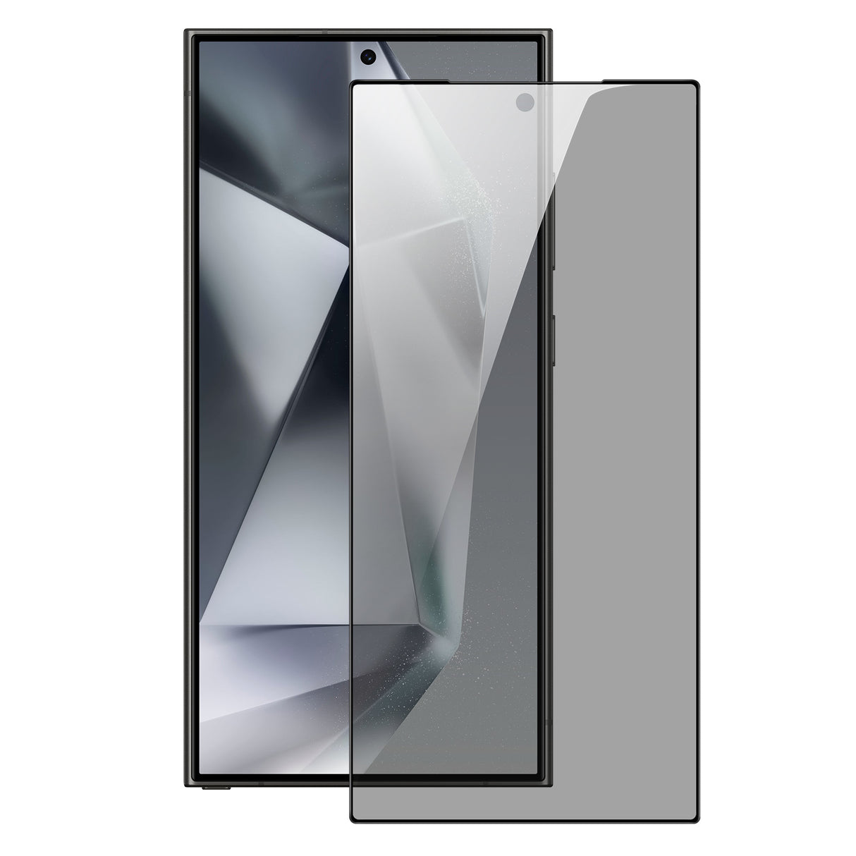 Vidro Privativo Dux Ducis Glass Privacy para Samsung S24 Ultra - com moldura preta