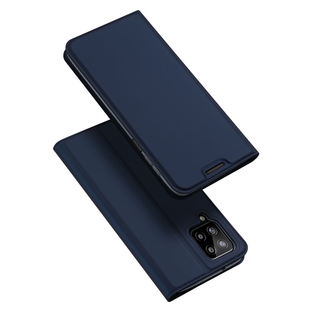 Capa Dux Ducis Skin Pro com aba para Samsung Galaxy A22 4G na cor azul