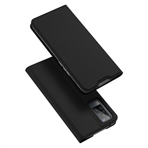 Capa protetora Dux Ducis Skin Pro com aba para Vivo X60 na cor preta