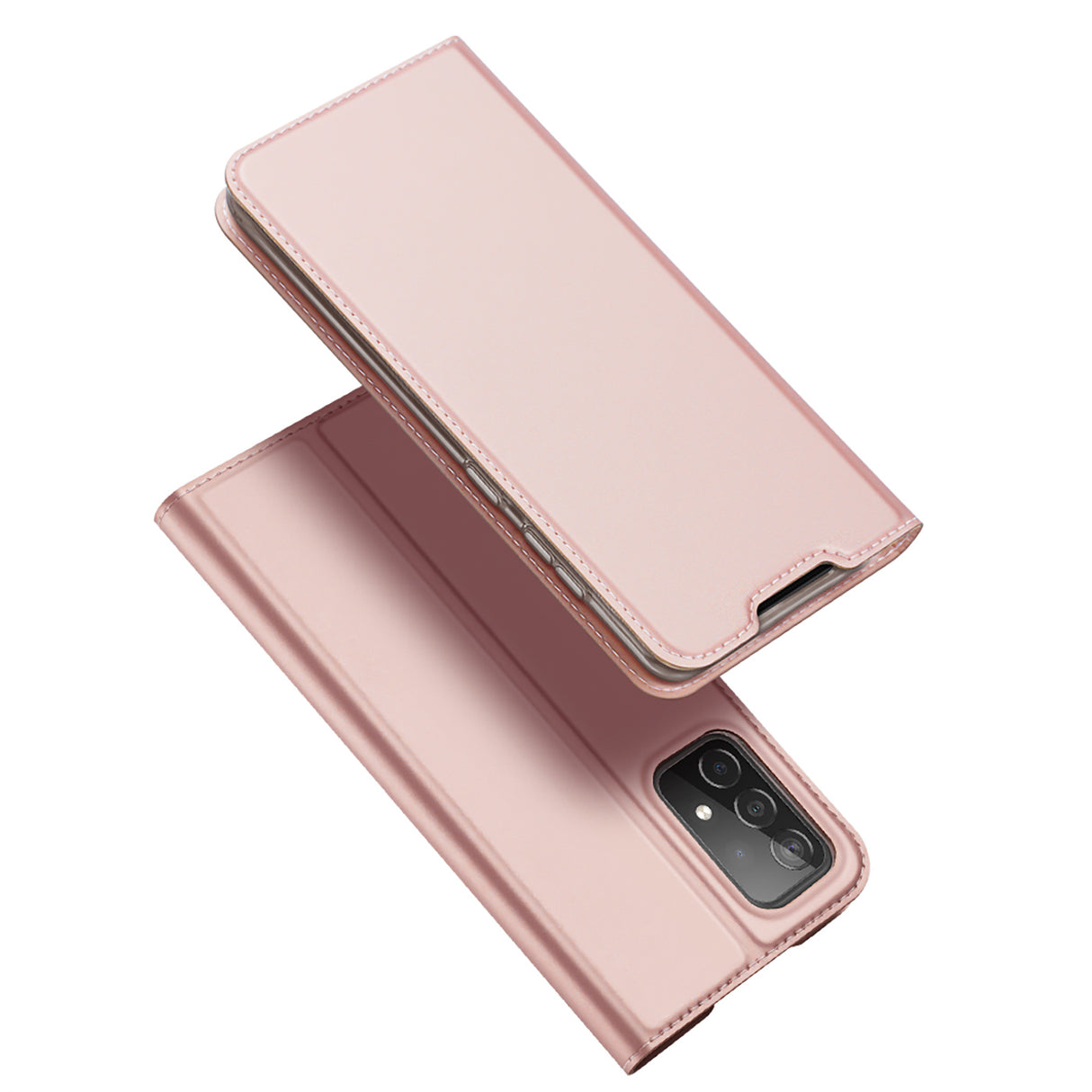 Capa Dux Ducis Skin Pro com aba para Samsung Galaxy A73 rosa