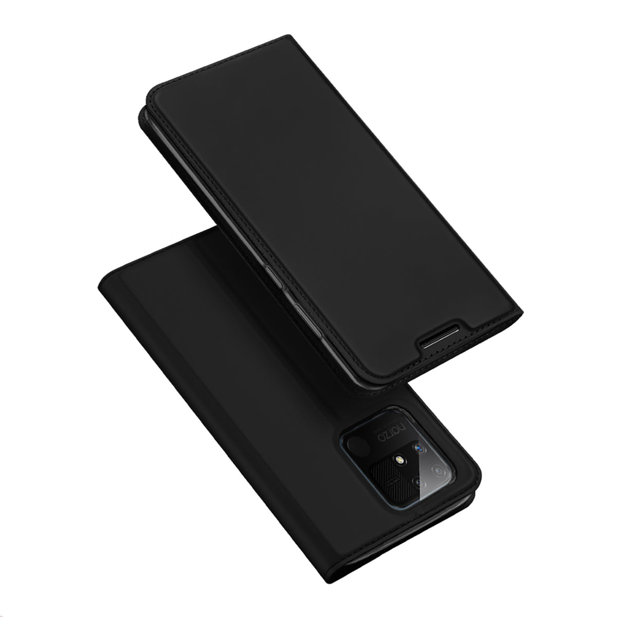 Capa protetora Dux Ducis Skin Pro com aba para Realme Narzo 50A preta