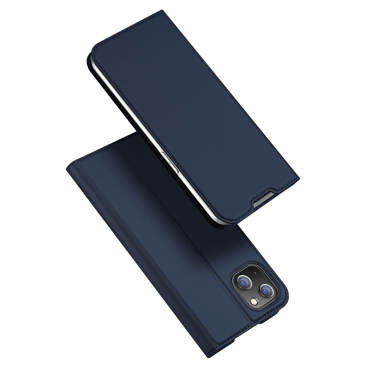 Capa Dux Ducis Skin Pro com aba para iPhone 14 Plus na cor azul