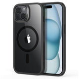 Capa ESR Classic Hybrid Halolock com MagSafe para iPhone 15 - transparente-preta