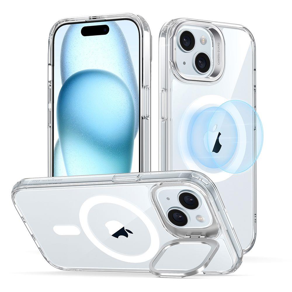 Etui ESR Classic Kickstand Halolock com MagSafe para iPhone 15 - transparente