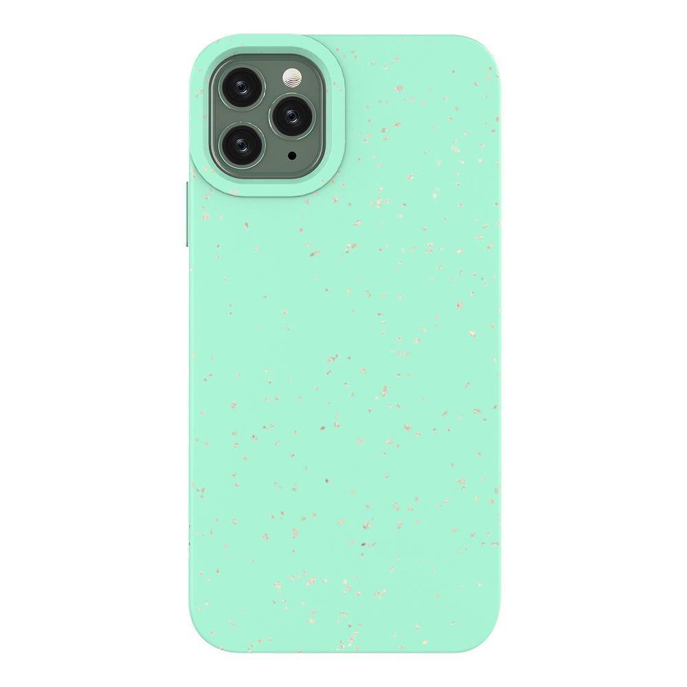 Capa Eco Case para iPhone 11 Pro, capa de silicone para telefone na cor menta.
