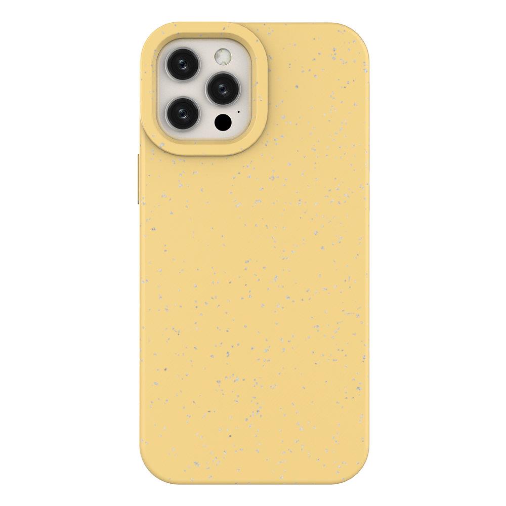 Capa Eco Case de silicone amarelo para iPhone 12
