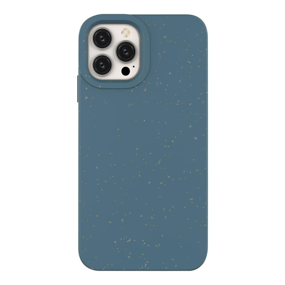Capa Eco Case para iPhone 14 Plus em silicone degradável na cor azul marinho.