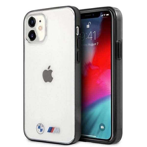 Capa BMW Sandblast para iPhone 12 mini - transparente