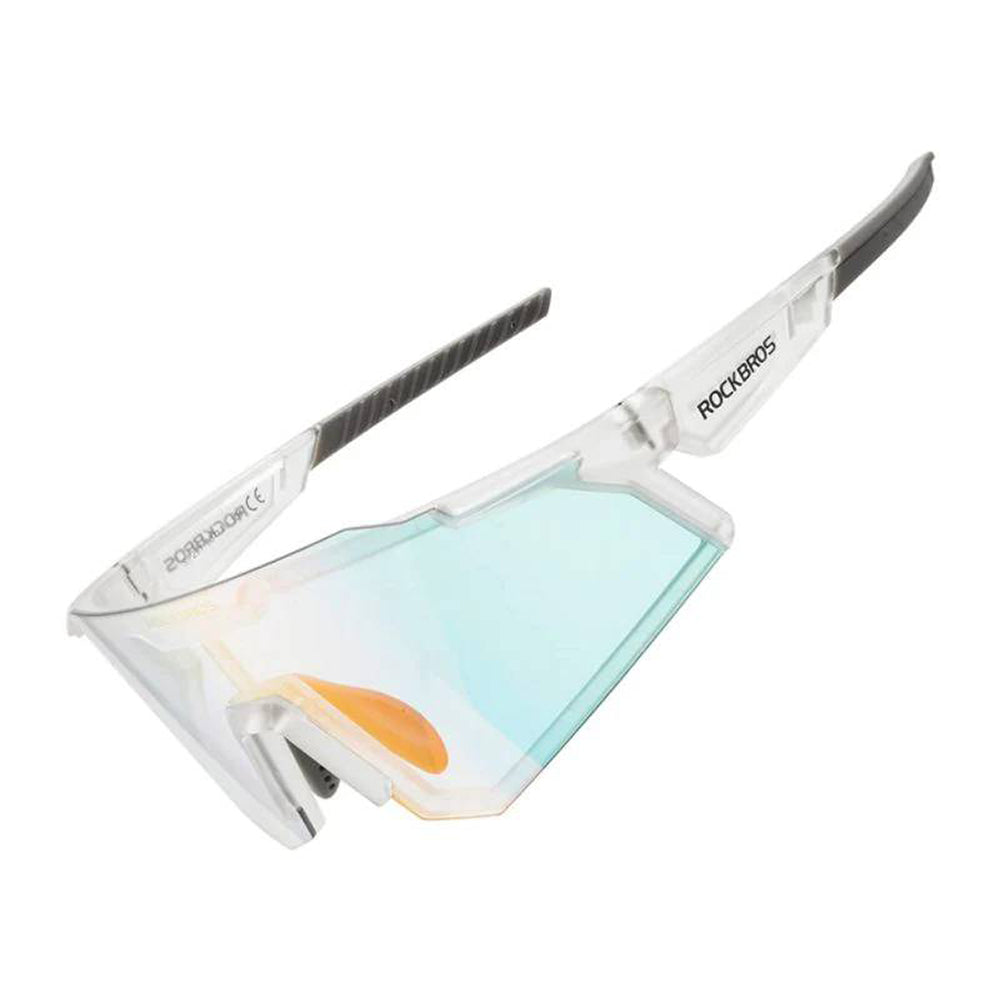 Óculos de ciclismo Rockbros SP291 fotocromáticos UV400 - brancos
