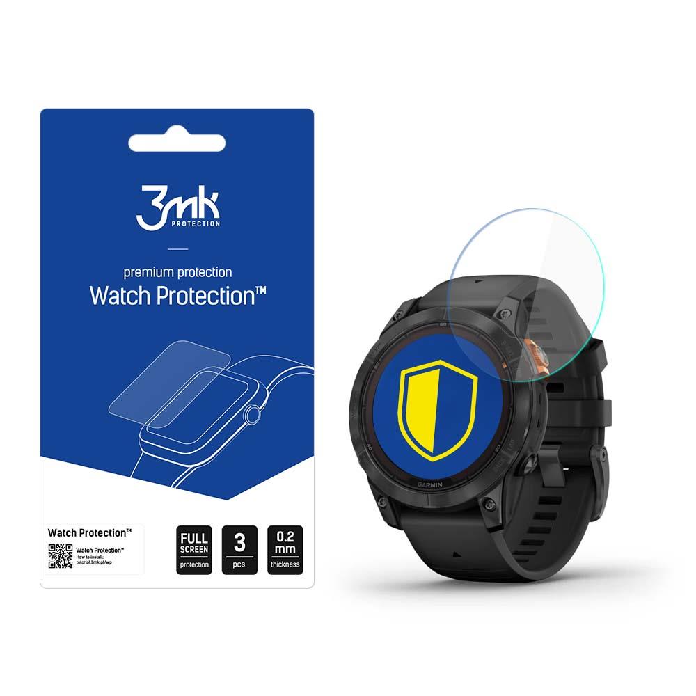 Vidro híbrido 3mk Watch Protection™ v. FlexibleGlass Lite para Garmin Fenix 7 Pro Solar