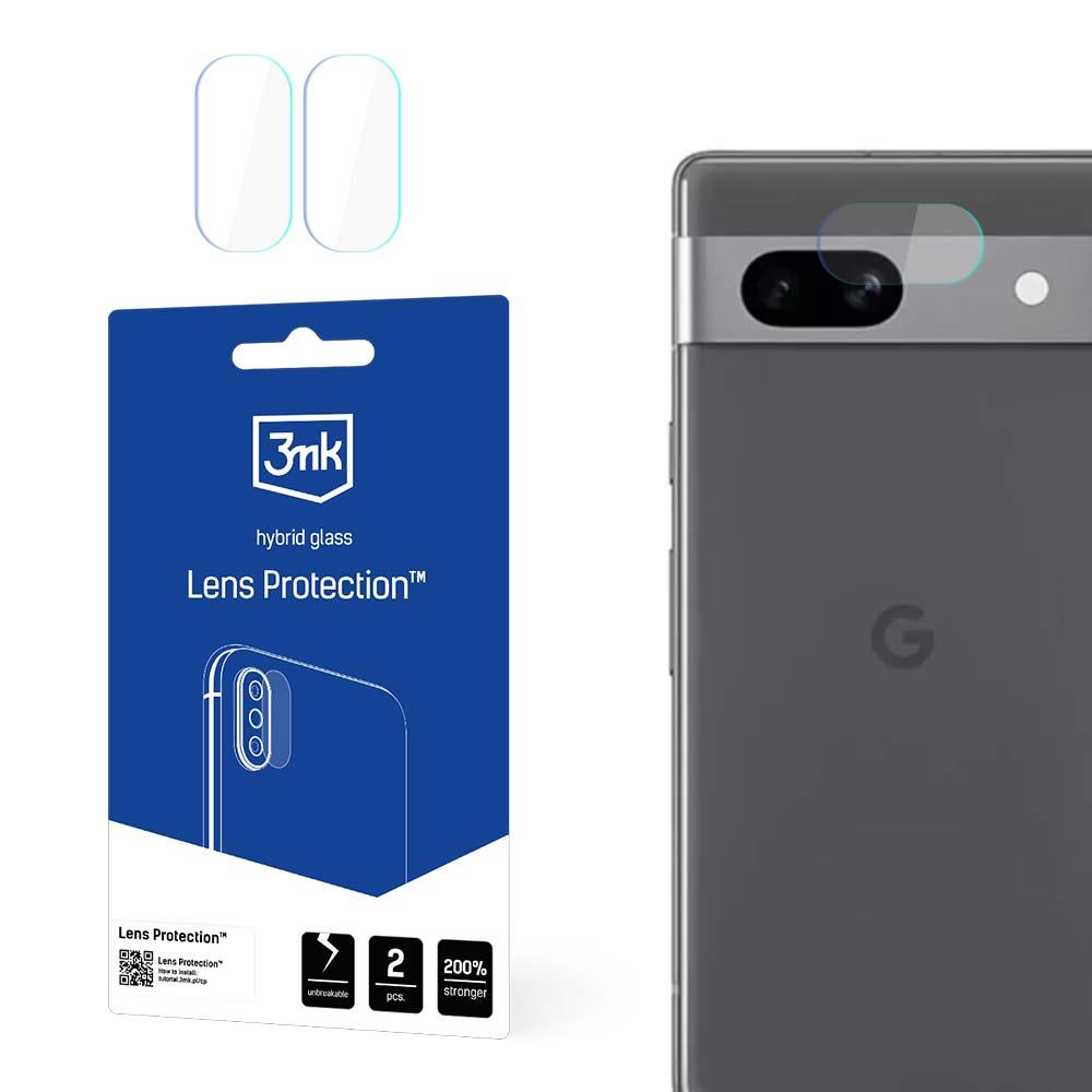 Vidro para câmera 3mk Lens Protection™ híbrido para Google Pixel 7A 5G