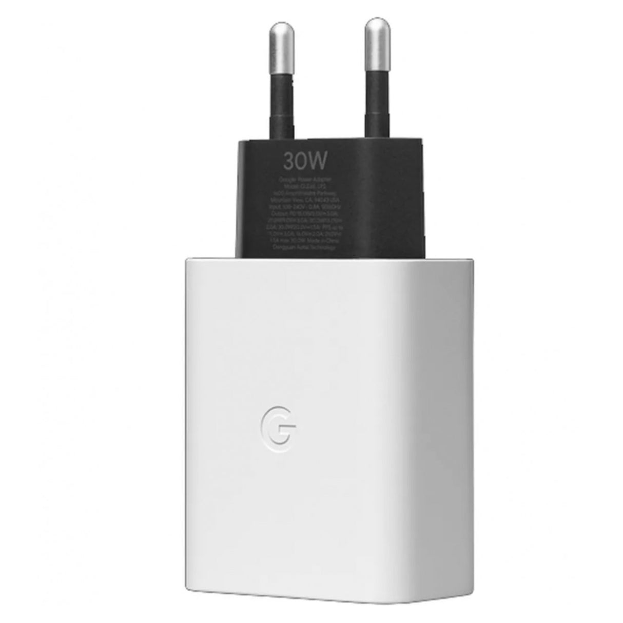 Carregador de Viagem Google, carregador rápido USB-C PD 30W branco (GA03502-EU)