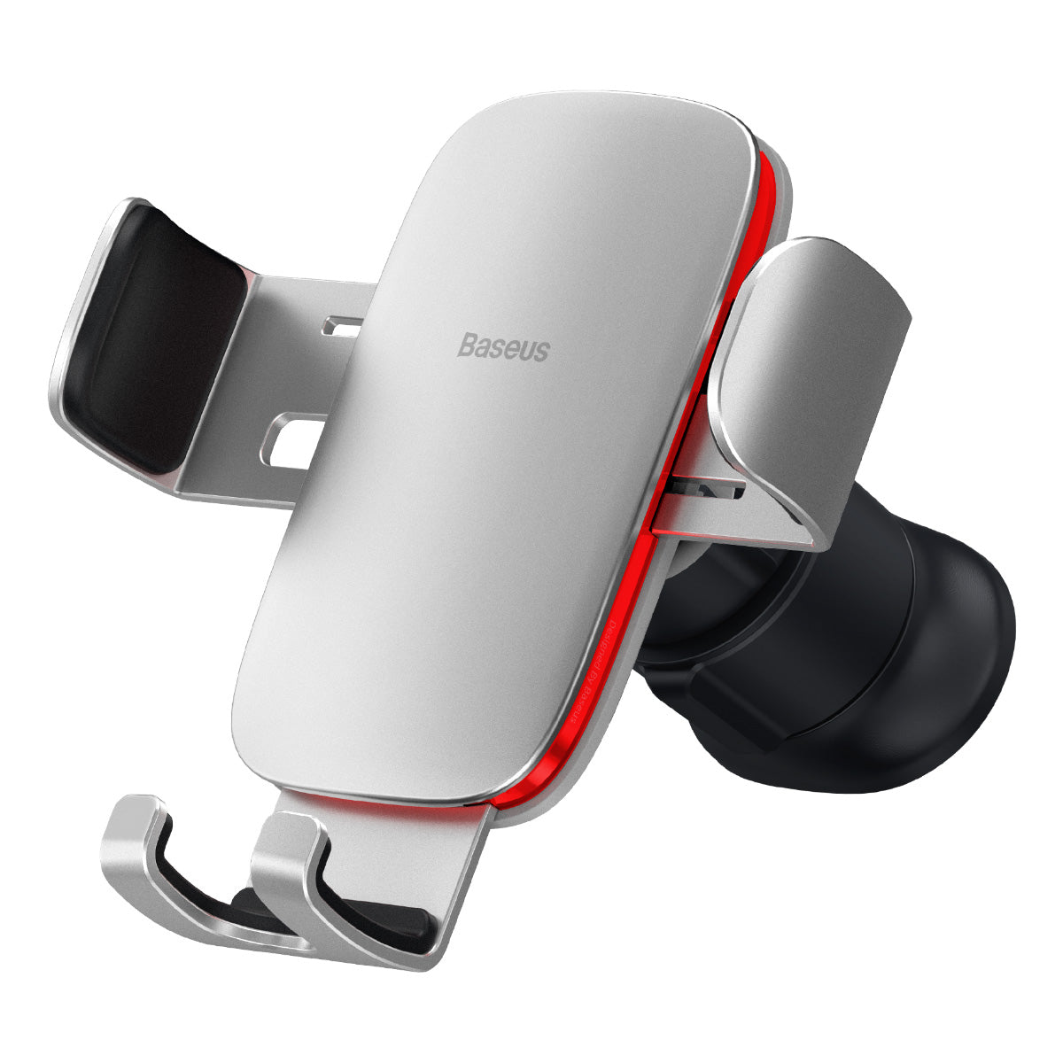 Baseus Metal Age II suporte gravitacional para telemóvel para grade de ventilação prateado (SUJS000012)