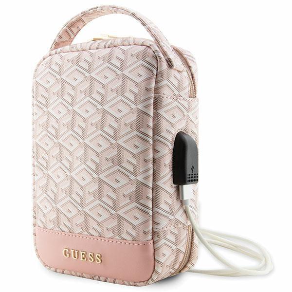 Organizador de bolsa Guess GCube Stripe - rosa