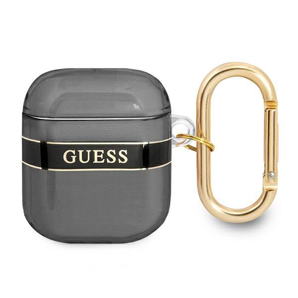 Estojo Guess Strap Collection para AirPods 1/2 - preto