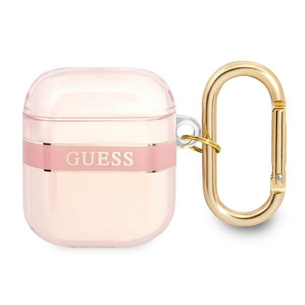 Capa Guess Strap Collection para AirPods 1/2 - rosa