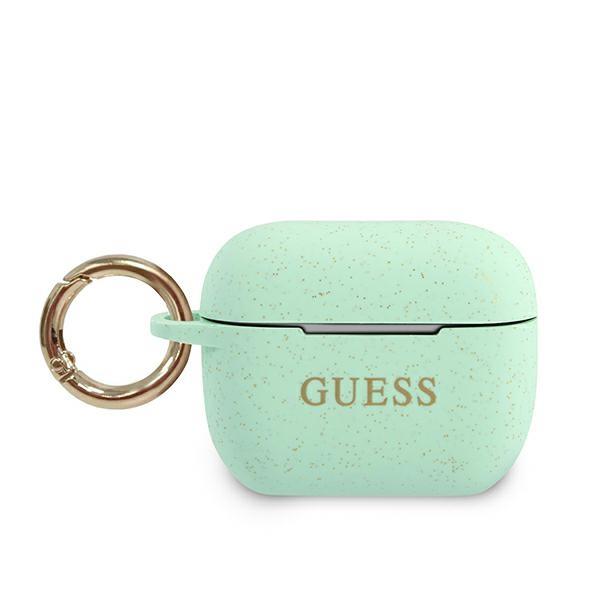 Estojo Guess Silicone Glitter para AirPods Pro - azul