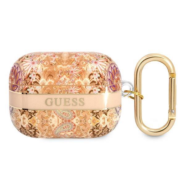 Estojo Guess Paisley Strap Collection para AirPods Pro - dourado