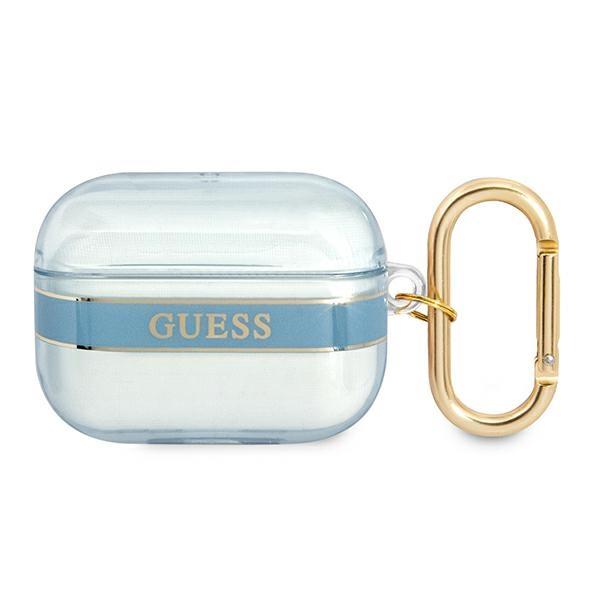 Etui Guess Strap Collection para AirPods Pro - azul