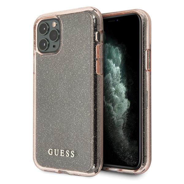 Estojo Guess Glitter para iPhone 11 Pro - prateado