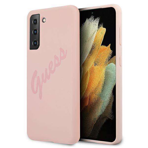 Capa Guess Script Vintage para Samsung Galaxy S21+ - preto