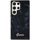 Capa Guess Marble Collection para Samsung Galaxy S23 Ultra - preta