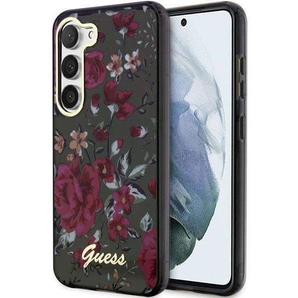 Capa Guess Flower Collection para Samsung Galaxy S23 - verde