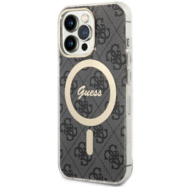 Capa Guess 4G MagSafe para iPhone 13 Pro / iPhone 13 - preta