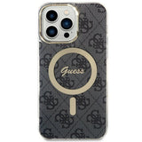 Capa Guess 4G MagSafe para Samsung Galaxy S23 Ultra - preta
