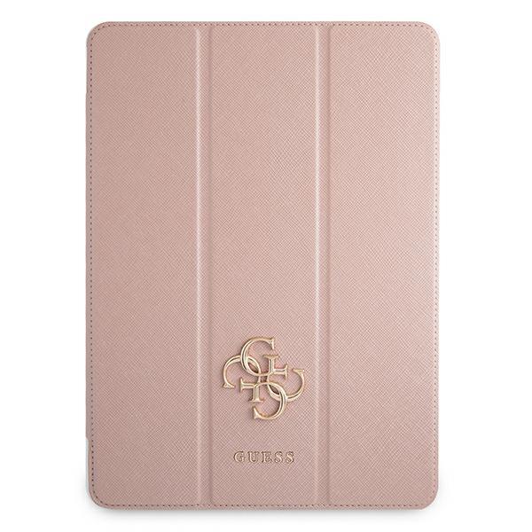 Capa Guess Saffiano Collection para iPad 12.9'' 2021 - rosa