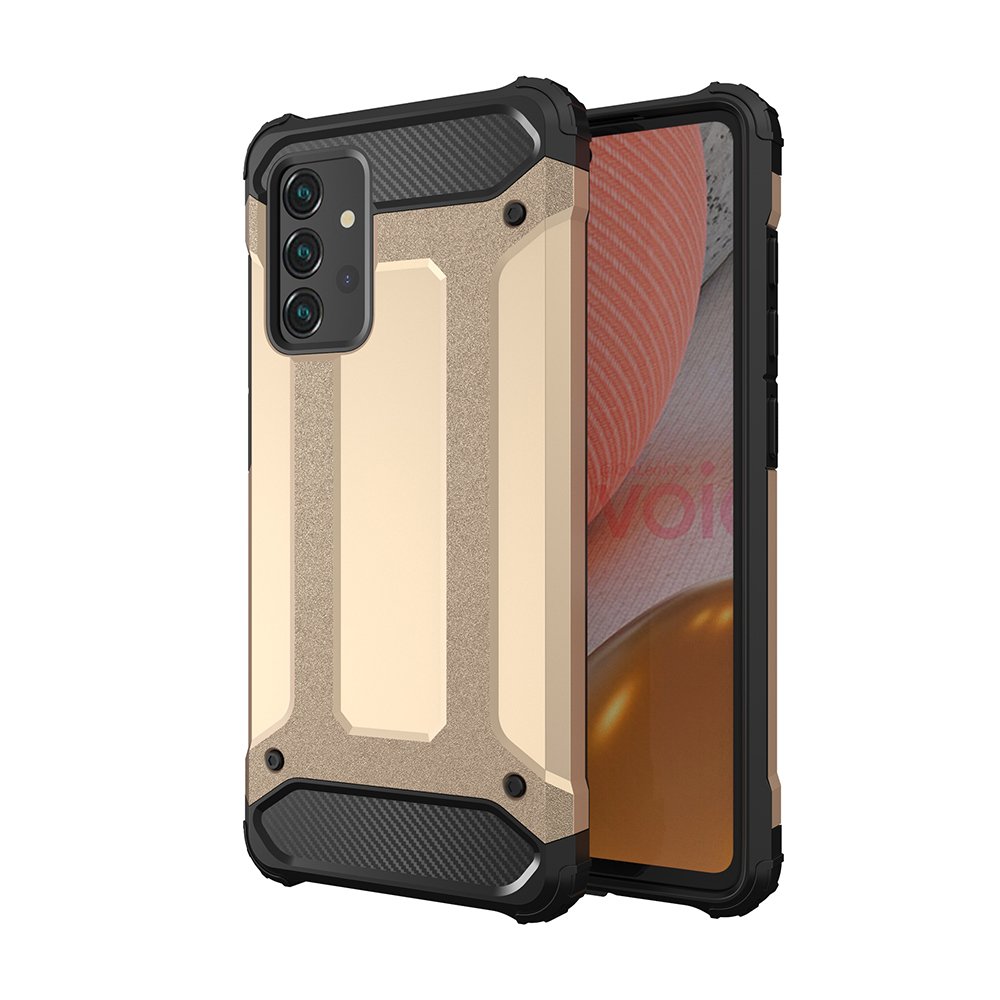 Armadura Híbrida capa protetora híbrida para Samsung Galaxy A72 4G azul