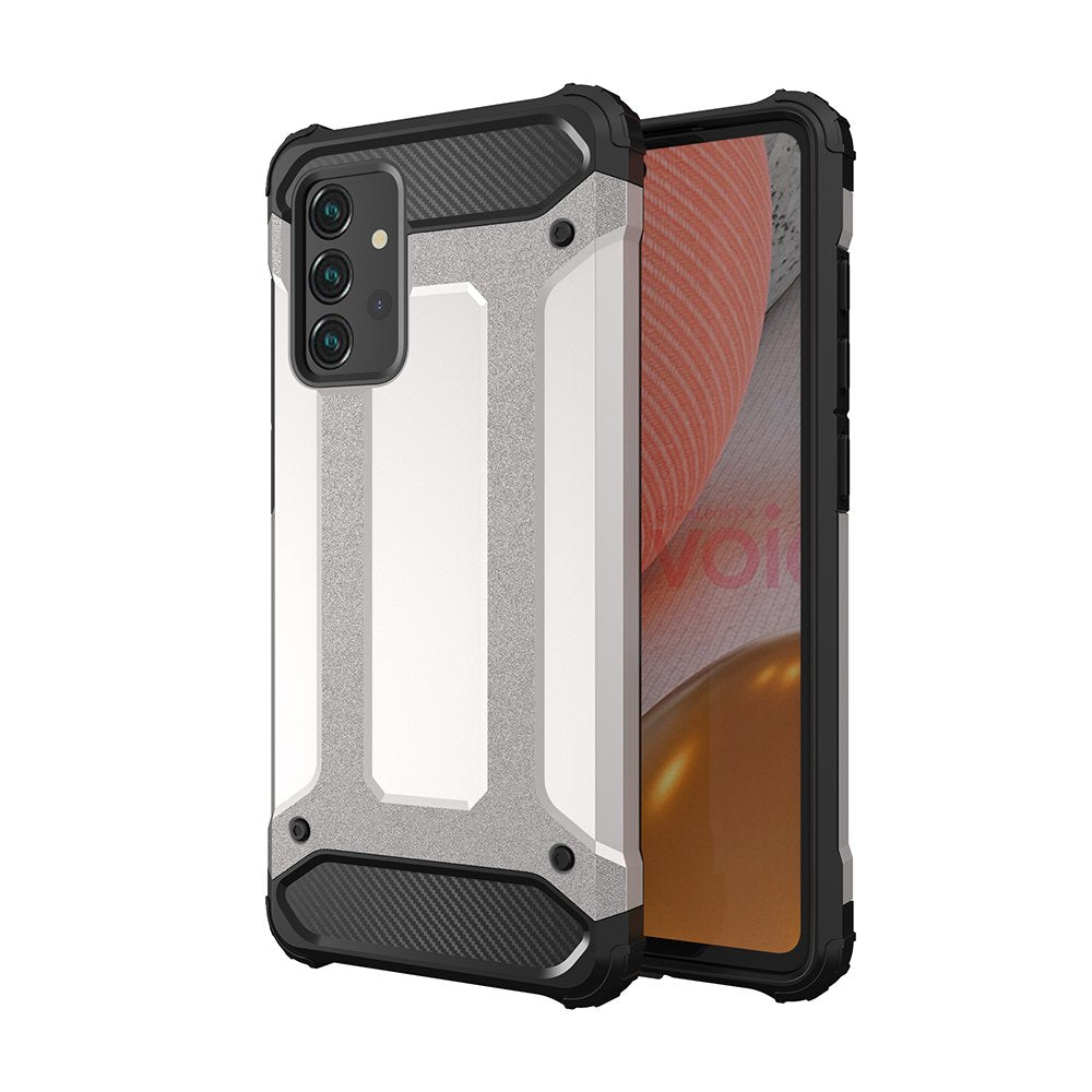 Armadura Híbrida capa protetora híbrida para Samsung Galaxy A72 4G dourado
