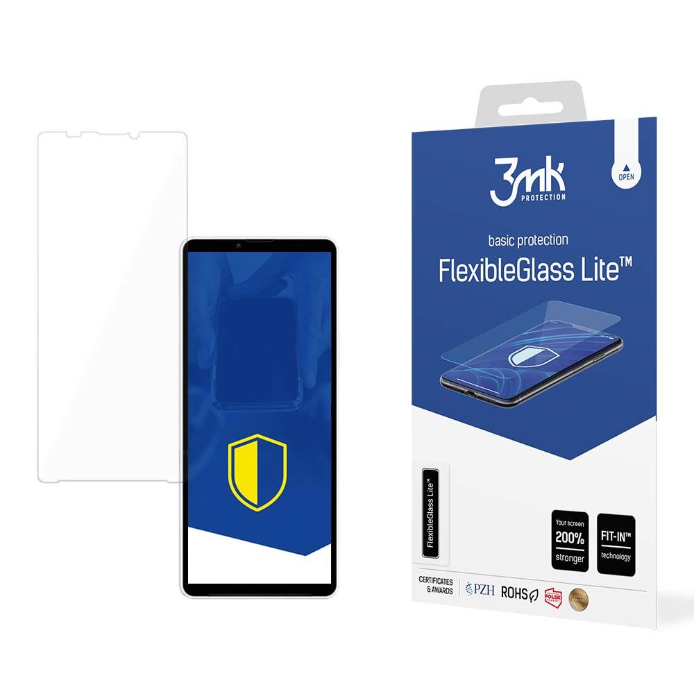Vidro híbrido 3mk FlexibleGlass Lite™ para Sony Xperia 10 V