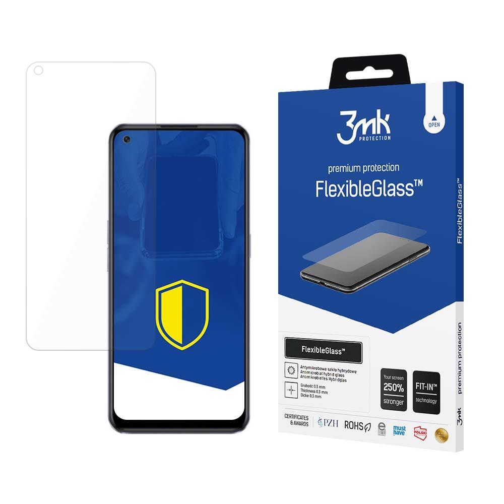 Vidro híbrido 3mk FlexibleGlass™ para Realme Narzo 50 Pro 5G