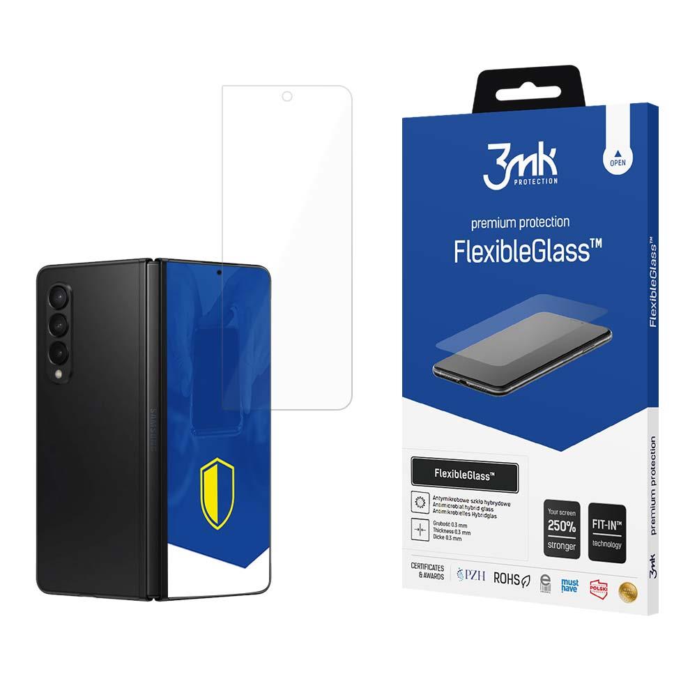 Vidro híbrido 3mk FlexibleGlass™ para Samsung Galaxy Z Fold 5 (frente)