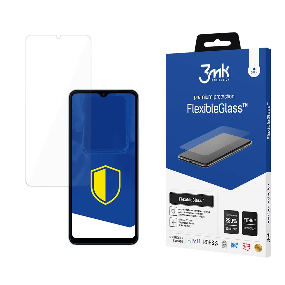 Vidro híbrido 3mk FlexibleGlass™ para Xiaomi Redmi A3